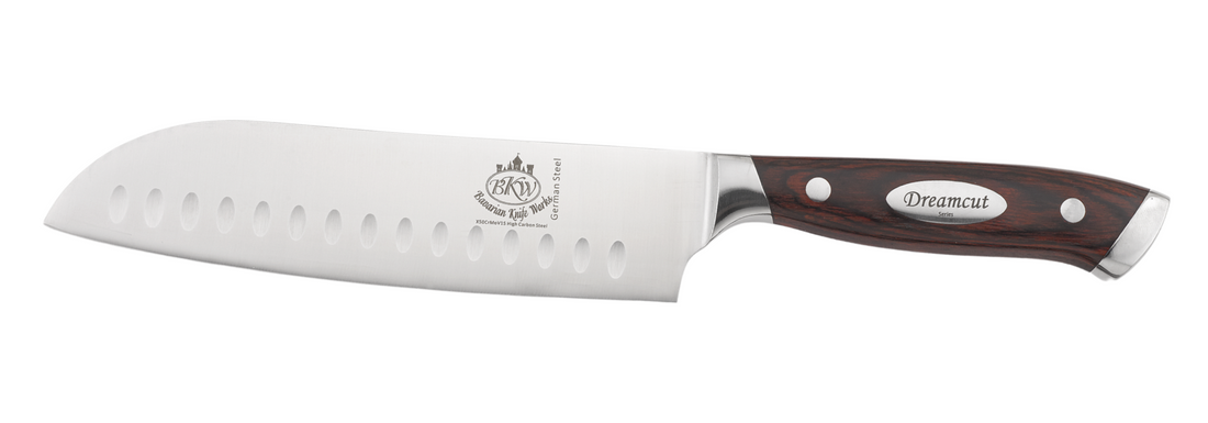 Engraved 7 inch Santoku Model 407