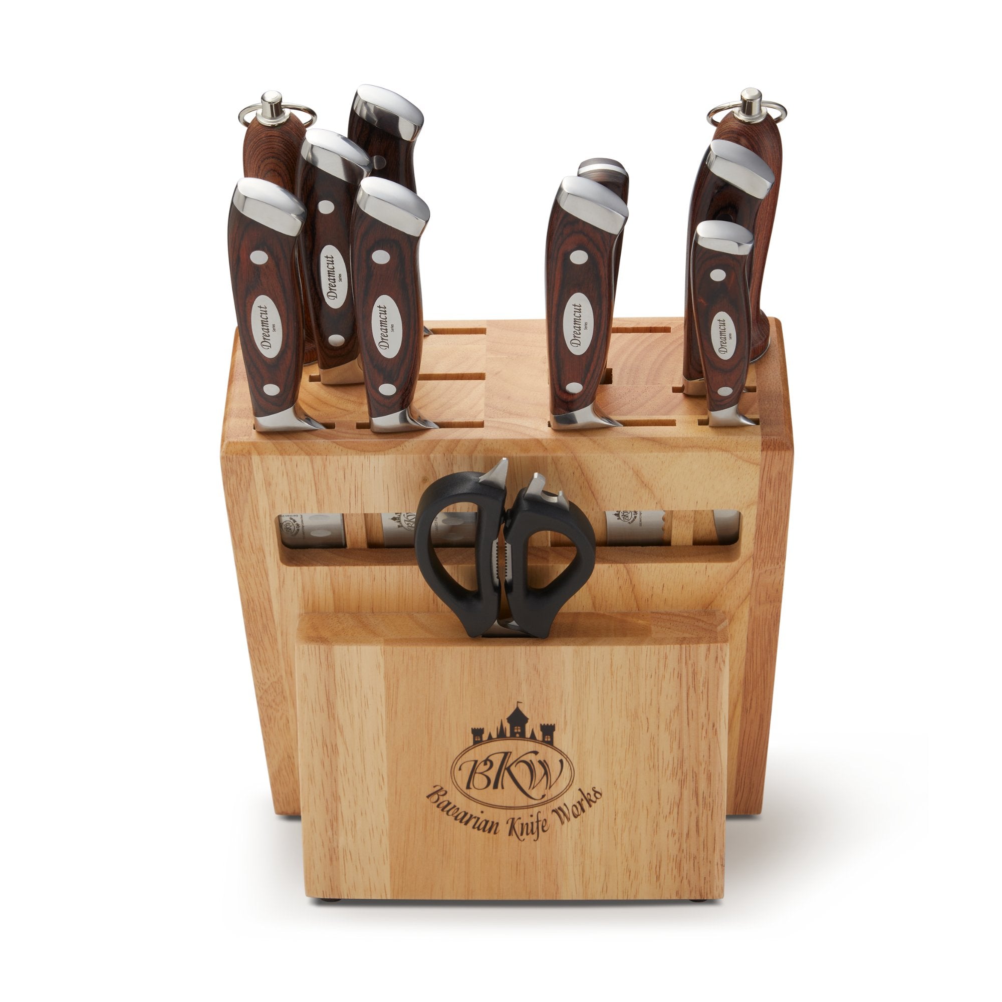 3 day sale - 19 pc set- 12 pc set plus steak knives, order today and get a free single Knife - Bavarian Knife Works