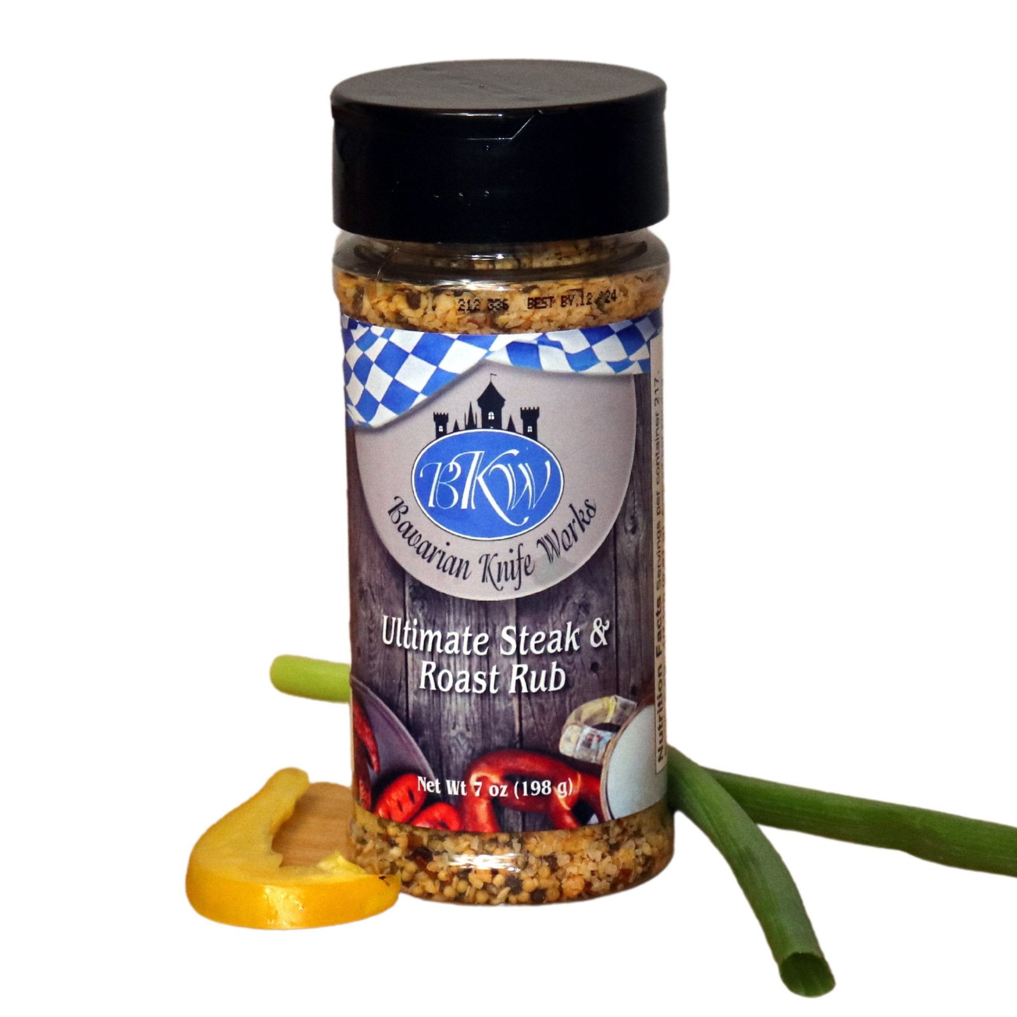 BKW Unlimited Steak & Roast Rub, 6 - 7 oz (198 g) Shakers - Bavarian Knife Works