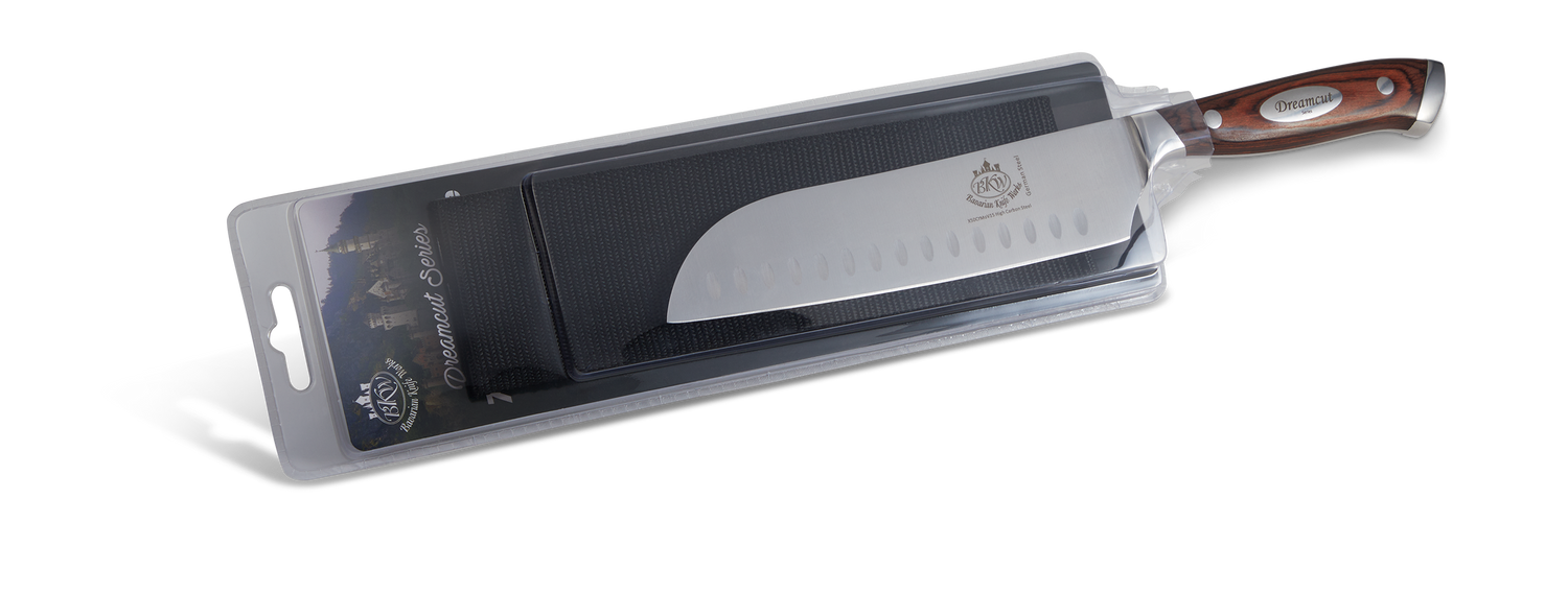 Engraved 7 inch Santoku  Model 407