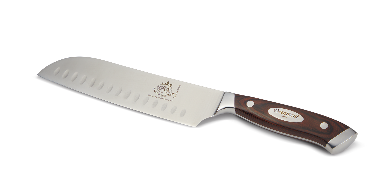 Engraved 7 inch Santoku  Model 407