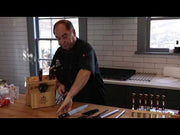19 Pcs-Set (12-Knife Set + 6 Steak Knife Set with Block